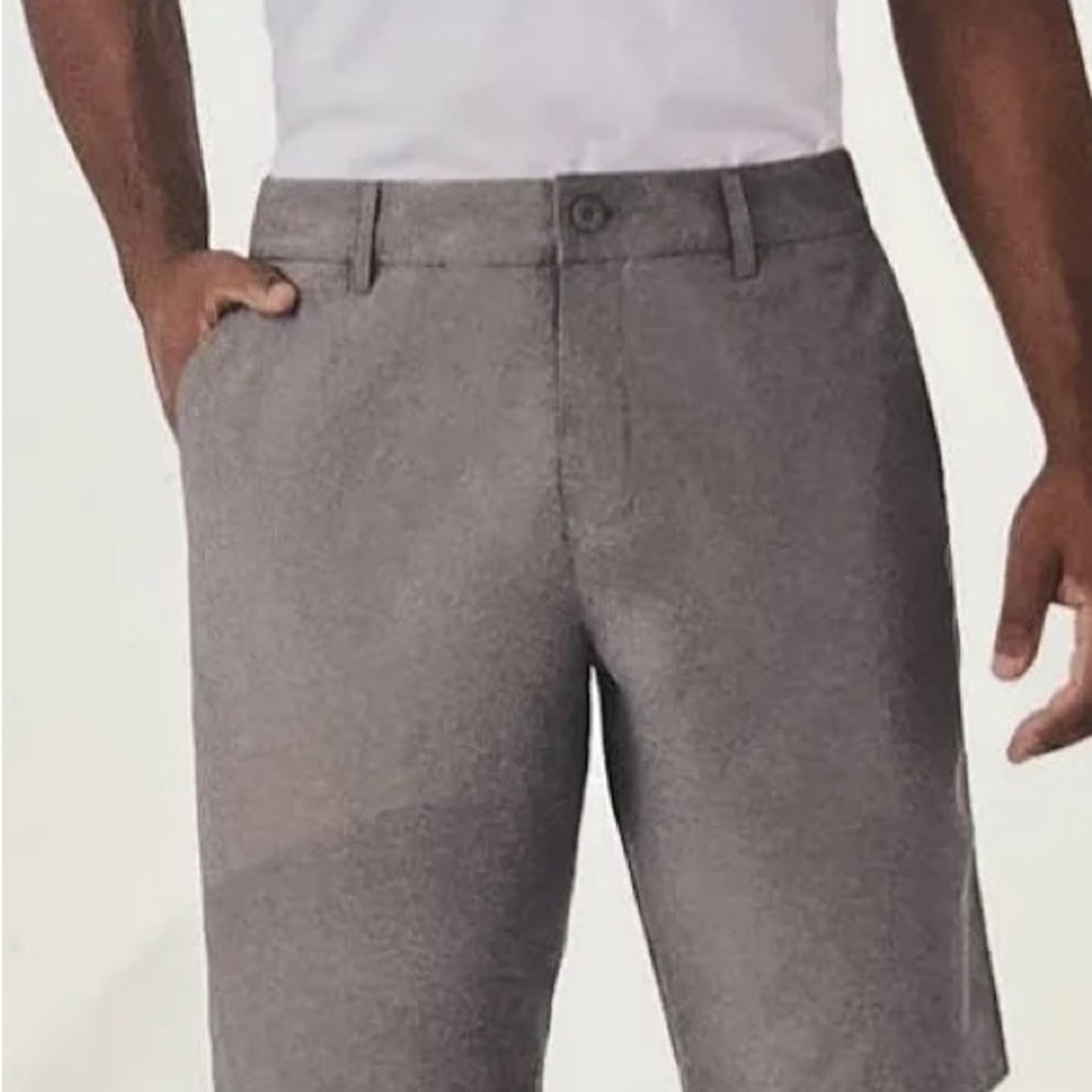 HANG TEN Men's Hybrid Grey Stretch Quick Dry Shorts 38 waist NWT